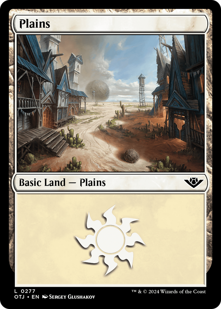Plains (OTJ-277) - Outlaws of Thunder Junction Foil [Common]