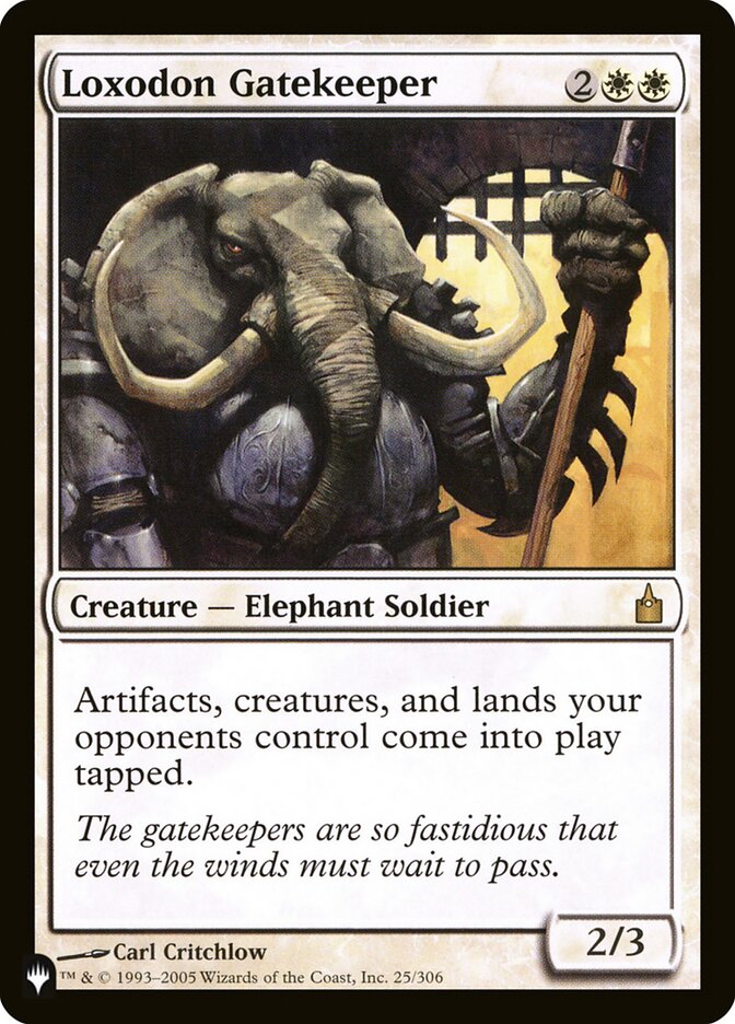 Loxodon Gatekeeper (PLST-RAV-25) - The List [Rare]