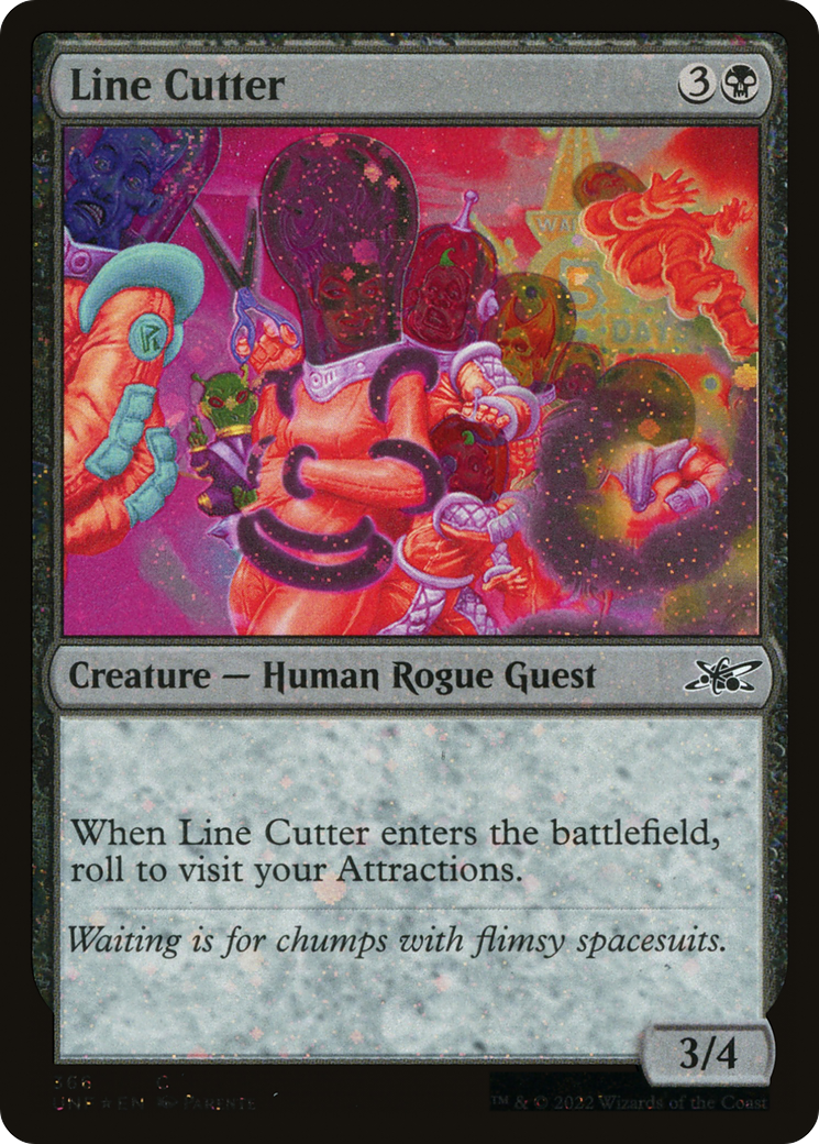 Line Cutter (UNF-366) - Unfinity Galaxy Foil [Common]