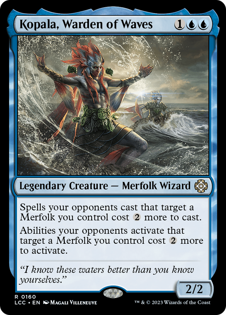 Kopala, Warden of Waves (LCC-160) - The Lost Caverns of Ixalan Commander [Rare]