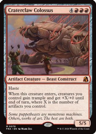 Craterclaw Colossus (FRA-078) - Reality Fracture [Mythic]