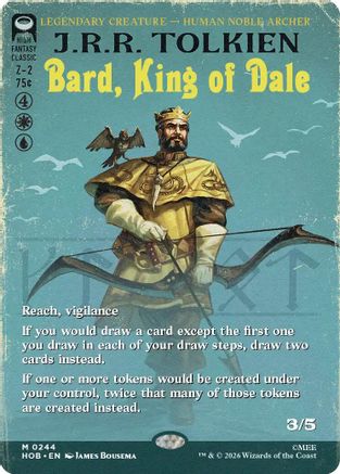Bard, King of Dale (Borderless) (HOB-244) - The Hobbit [Mythic]