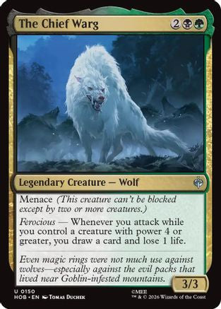 The Chief Warg (HOB-150) - The Hobbit [Uncommon]