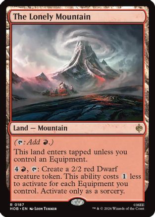 The Lonely Mountain (HOB-187) - The Hobbit [Rare]