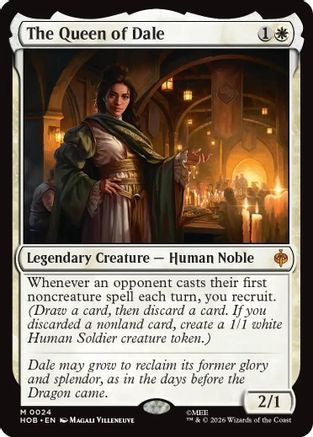The Queen of Dale (HOB-024) - The Hobbit Foil [Mythic]