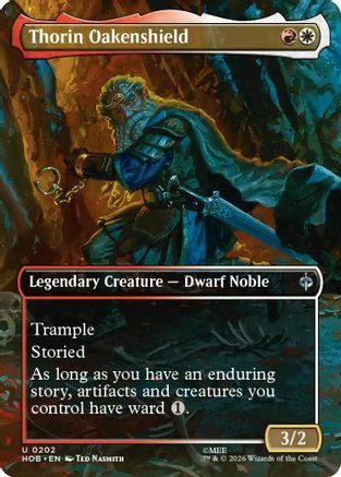 Thorin Oakenshield (Borderless) (HOB-202) - The Hobbit [Uncommon]