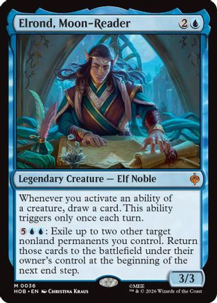 Elrond, Moon-Reader (HOB-036) - The Hobbit [Mythic]