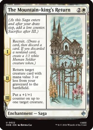 The Mountain-king's Return (HOB-022) - The Hobbit [Uncommon]