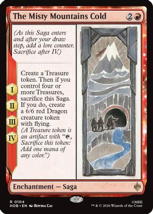 The Misty Mountain Cold (HOB-104) - The Hobbit [Rare]