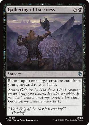 Gathering of Darkness (HOB-068) - The Hobbit [Uncommon]
