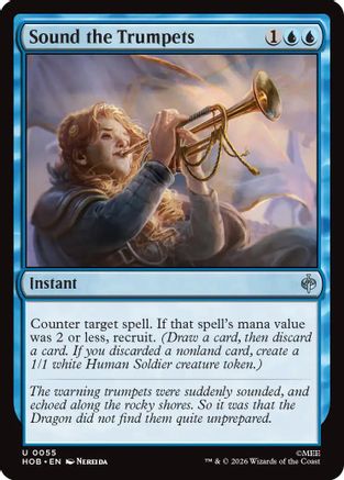 Sound the Trumpets (HOB-055) - The Hobbit Foil [Uncommon]