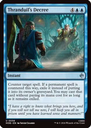 Thranduil's Decree (HOB-056) - The Hobbit [Uncommon]