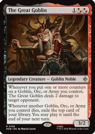 The Great Goblin (HOB-158) - The Hobbit Foil [Rare]