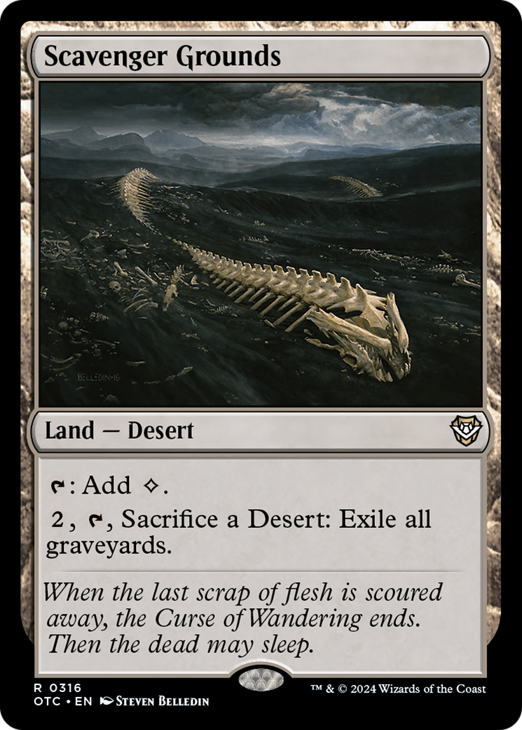 Scavenger Grounds (OTC-316) - Outlaws of Thunder Junction Commander [Rare]