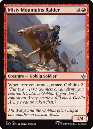 Misty Mountains Raider (HOB-105) - The Hobbit [Uncommon]