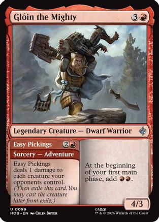 Gloin the Mighty (HOB-099) - The Hobbit [Uncommon]