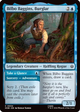 Bilbo Baggins, Burglar (HOB-034) - The Hobbit Foil [Common]