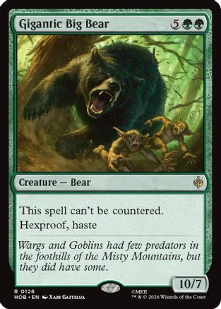 Gigantic Big Bear (HOB-126) - The Hobbit [Rare]