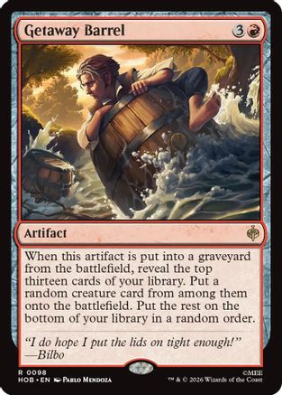 Getaway Barrel (HOC-098) - The Hobbit: Eternal-Legal [Rare]