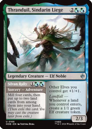 Thranduil, Sindarin Liege (HOB-166) - The Hobbit [Uncommon]