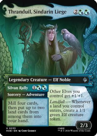 Thranduil, Sindarin Liege (Showcase) (HOB-233) - The Hobbit [Uncommon]