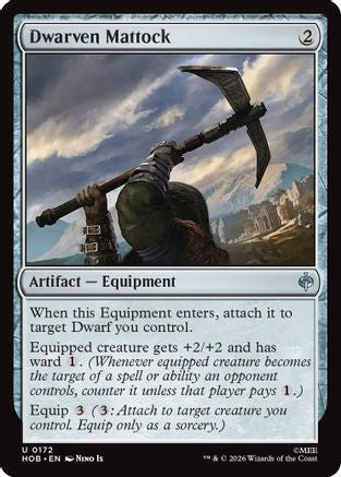 Dwarven Mattock (HOB-172) - The Hobbit [Uncommon]