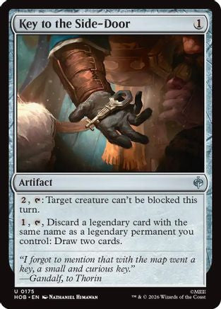 Key to the Side-Door (HOB-175) - The Hobbit Foil [Uncommon]