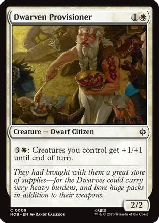 Dwarven Provisioner (HOB-009) - The Hobbit [Common]