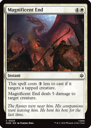 Magnificent End (HOB-020) - The Hobbit Foil [Common]