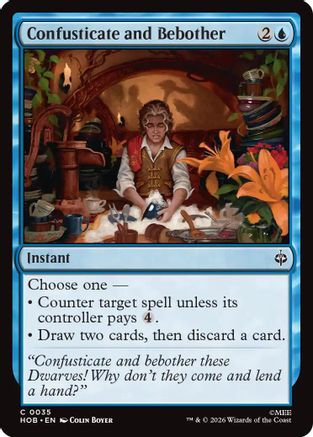 Confusticate and Bebother (HOB-035) - The Hobbit Foil [Common]