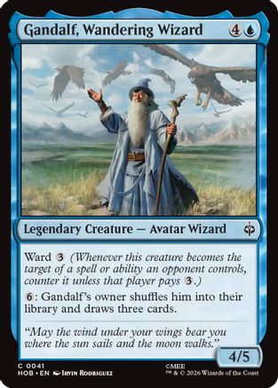 Gandalf, Wandering Wizard (HOB-041) - The Hobbit [Common]