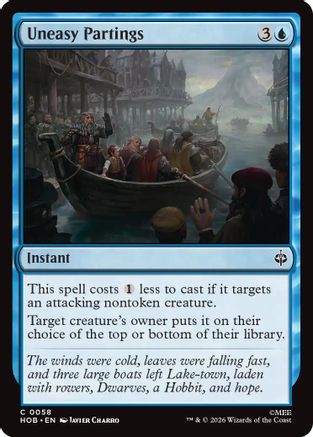 Uneasy Partings (HOB-058) - The Hobbit [Common]