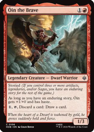 Oin the Brave (HOB-106) - The Hobbit Foil [Common]