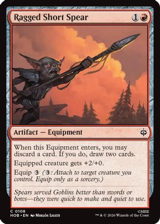 Ragged Short Spear (HOB-108) - The Hobbit [Common]