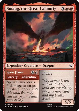 Smaug, the Great Calamity (HOB-109) - The Hobbit [Common]