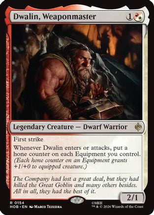 Dwalin, Weaponmaster (HOB-154) - The Hobbit Foil [Rare]