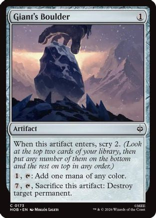 Giant's Boulder (HOB-173) - The Hobbit [Common]