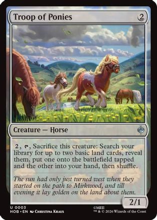 Troop of Ponies (HOB-003) - The Hobbit [Uncommon]