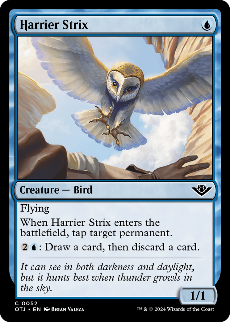Harrier Strix (OTJ-052) - Outlaws of Thunder Junction [Common]