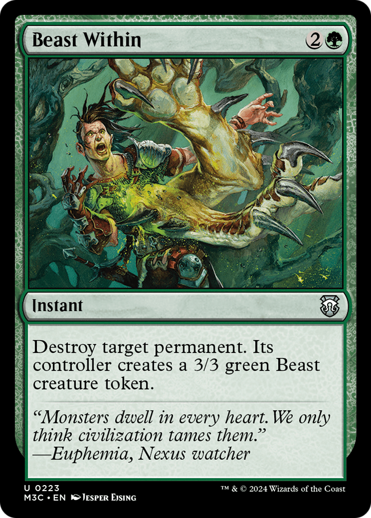 Beast Within (M3C-223) - Modern Horizons 3 Commander [Uncommon]