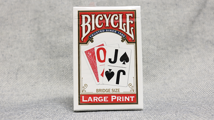 Bicycle Playing Cards - Bridge Size Large Print