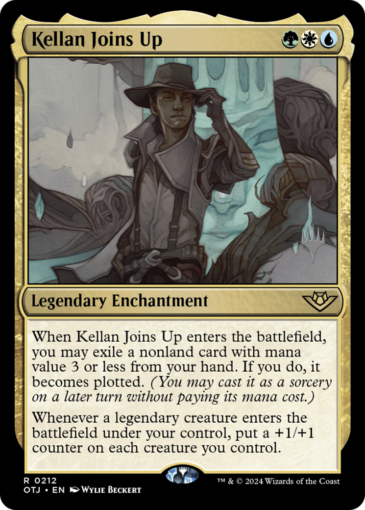 Kellan Joins Up (POTJ-212P) - Outlaws of Thunder Junction Promos Foil [Rare]
