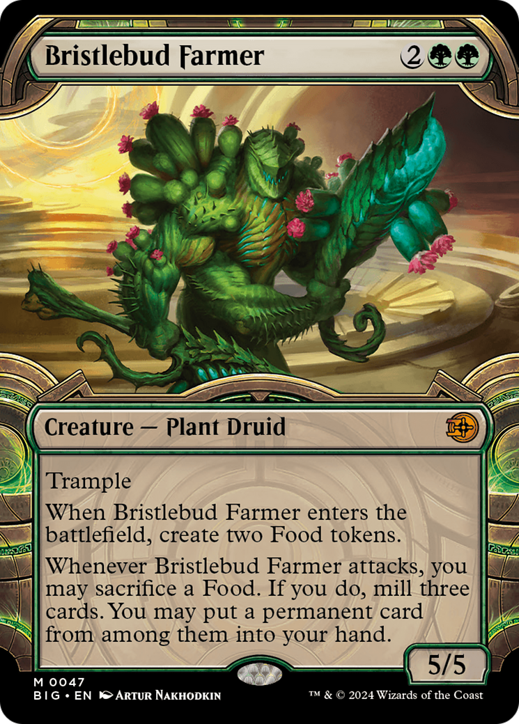 Bristlebud Farmer (BIG-047) - The Big Score: (Showcase) Foil [Mythic]
