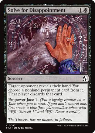 Solve for Disappointment (FRA-067) - Reality Fracture [Common]