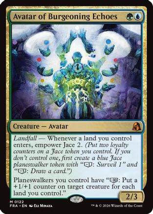 Avatar of Burgeoning Echoes (FRA-122) - Reality Fracture [Mythic]