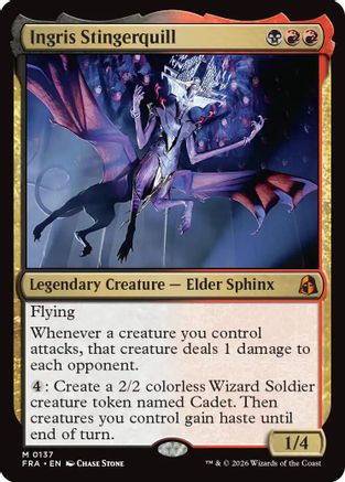 Ingris Stingerquill (FRA-137) - Reality Fracture Foil [Mythic]