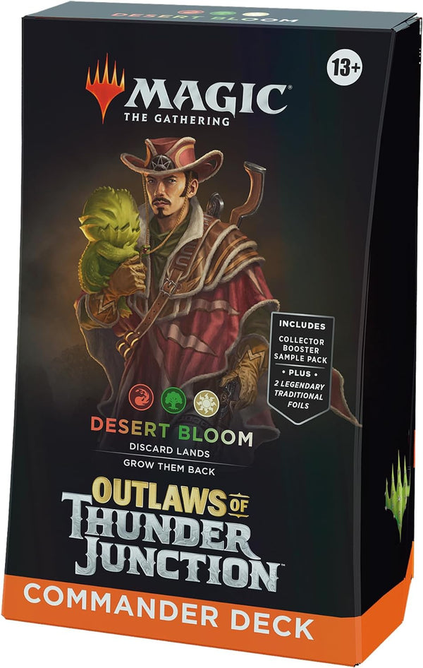 Magic the Gathering: Outlaws of Thunder Junction Commander Deck (Desert Bloom)