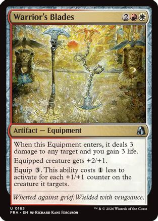 Warrior's Blades (FRA-163) - Reality Fracture [Uncommon]
