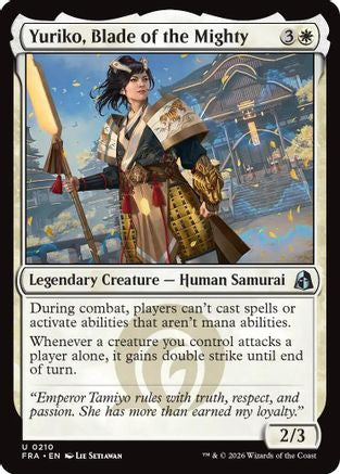Yuriko, Blade of the Mighty (FRA-210) - Reality Fracture Foil [Uncommon]