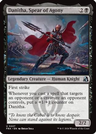 Danitha, Spear of Agony (FRA-227) - Reality Fracture [Uncommon]